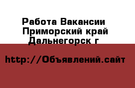 Работа Вакансии. Приморский край,Дальнегорск г.